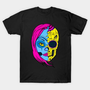 Sugar skull with girl T-Shirt
